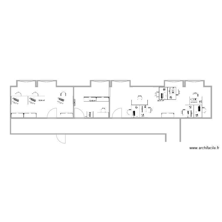 Plan Bur Enc AASM P01 V2. Plan de 0 pièce et 0 m2