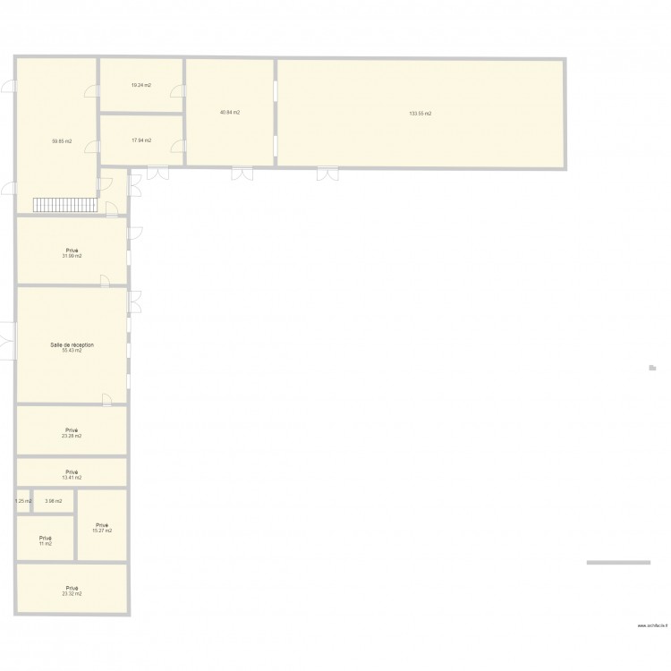 Domaine de Cauvicourt RDC. Plan de 0 pièce et 0 m2
