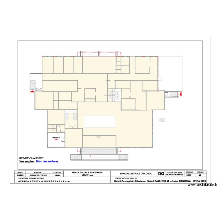 BCC KINDU. Plan de 0 pièce et 0 m2