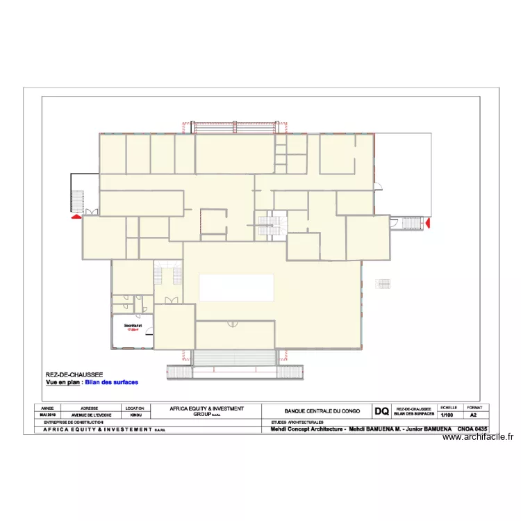 BCC KINDU. Plan de BCC KINDU. Plan de