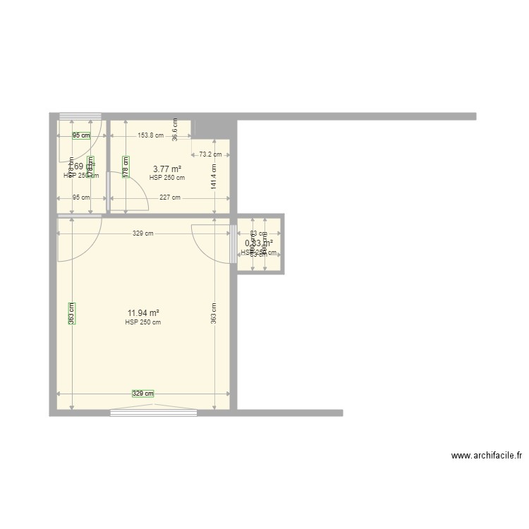 foncia jean goujon. Plan de 5 pièces et 18 m2