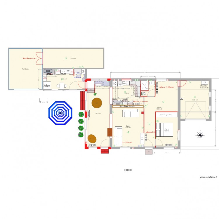 Aménagement CELLIER. Plan de 0 pièce et 0 m2