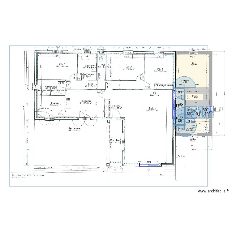 GANAYE pour DP modifier. Plan de 0 pièce et 0 m2