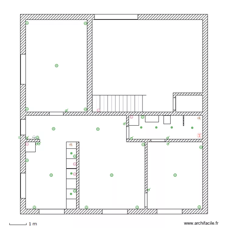 Mariusz Rez de Chaussez. Plan de Mariusz Rez de Chaussez. Plan de