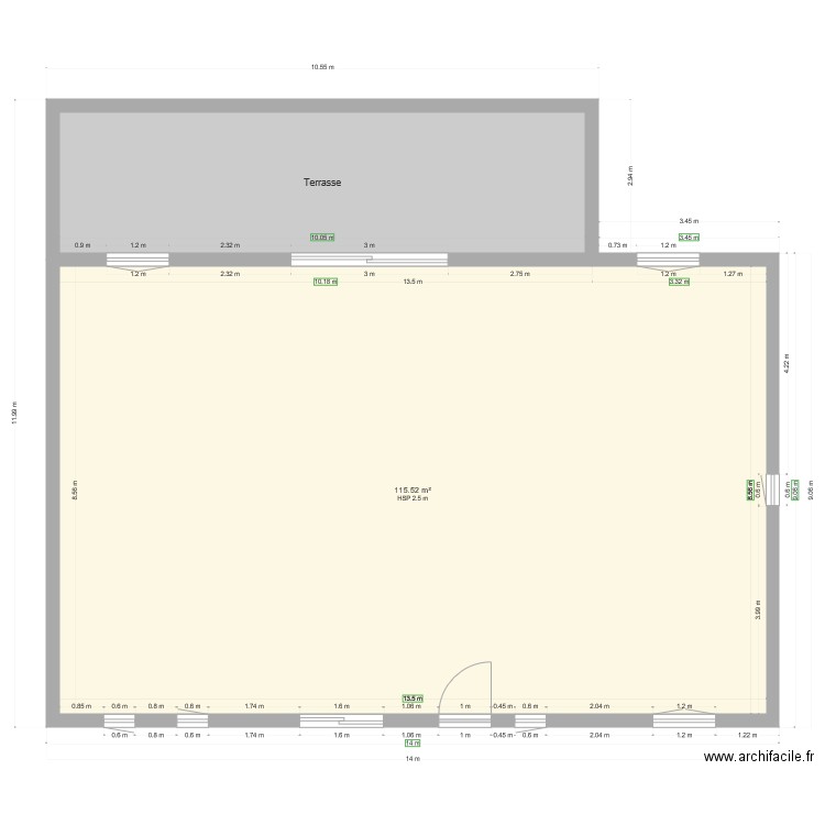 Plan macon . Plan de 0 pièce et 0 m2