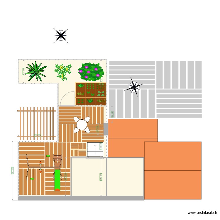Projet Terrasse . Plan de 0 pièce et 0 m2