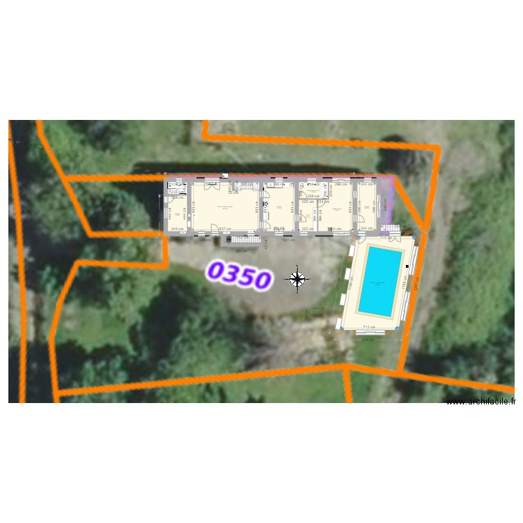 Nerveaux Extension PDC. Plan de 0 pièce et 0 m2