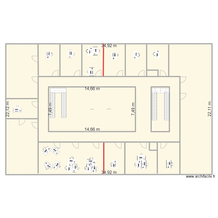Siège étage 3 . Plan de 0 pièce et 0 m2