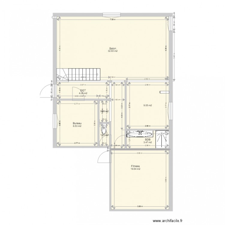 Projet CLEMENCON. Plan de 0 pièce et 0 m2
