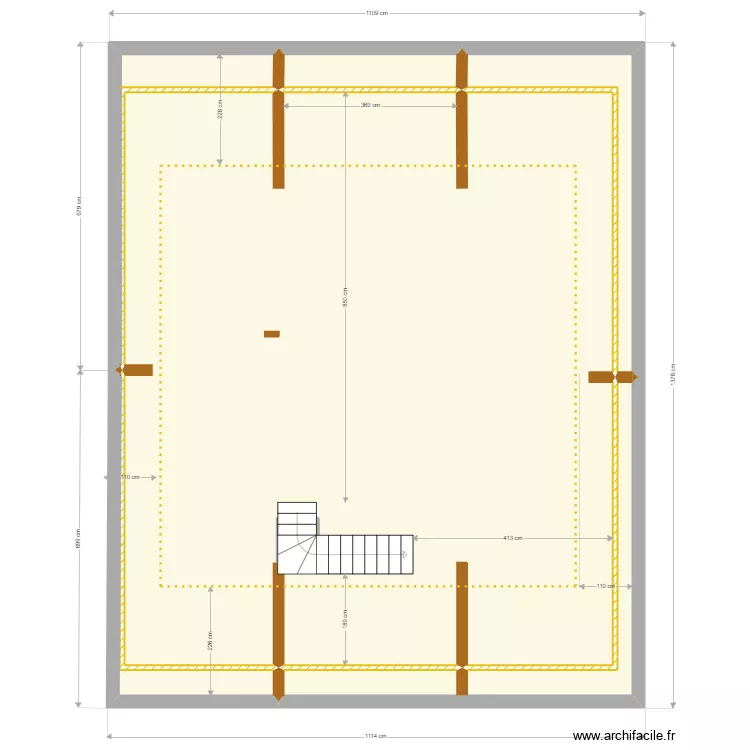 HAUT_V0-CoteRDC. Plan de 