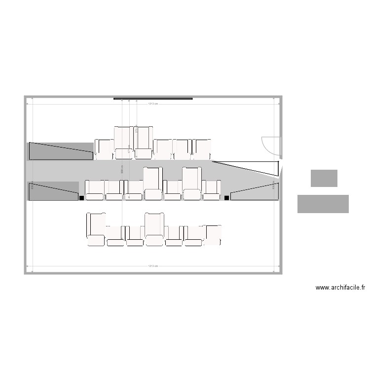 Cinema Mons Terry Smith 2. Plan de 1 pièce et 101 m2