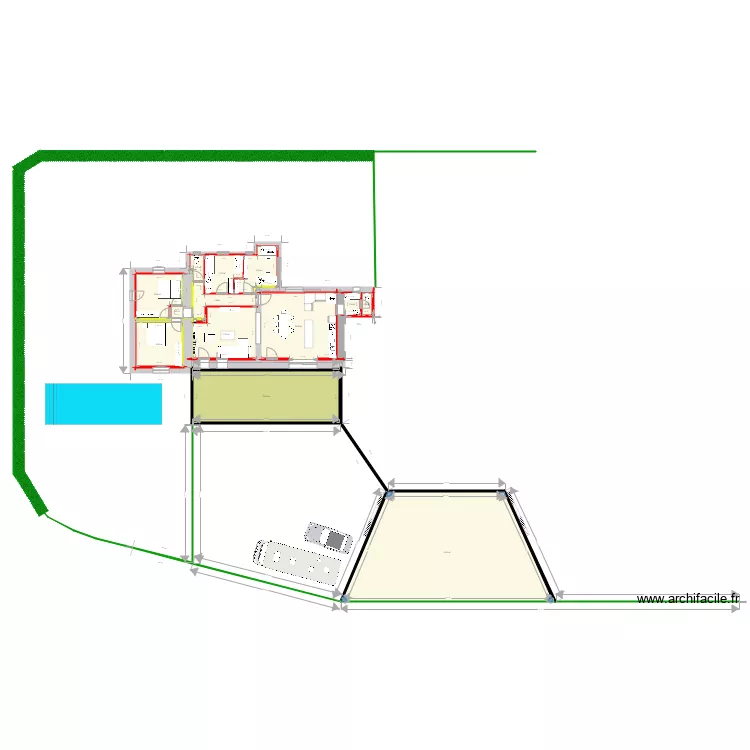 chez nous jardin. Plan de 