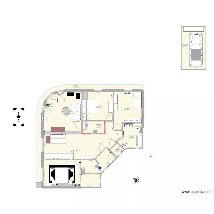 Duquesne base meuble. Plan de 