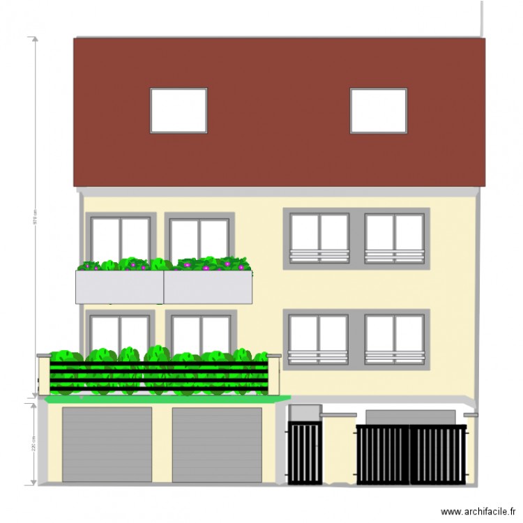 FAC Avec box. Plan de 0 pièce et 0 m2