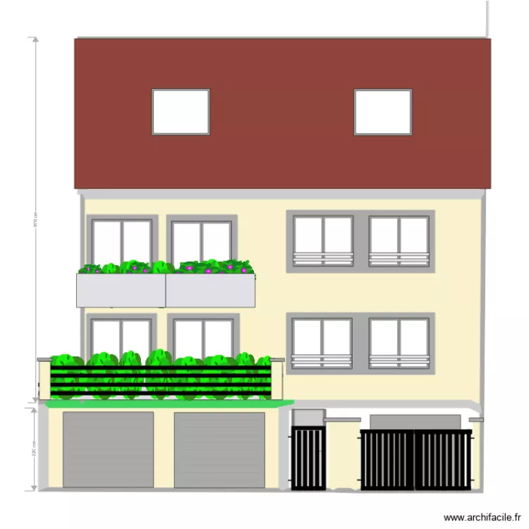 FAC Avec box. Plan de 