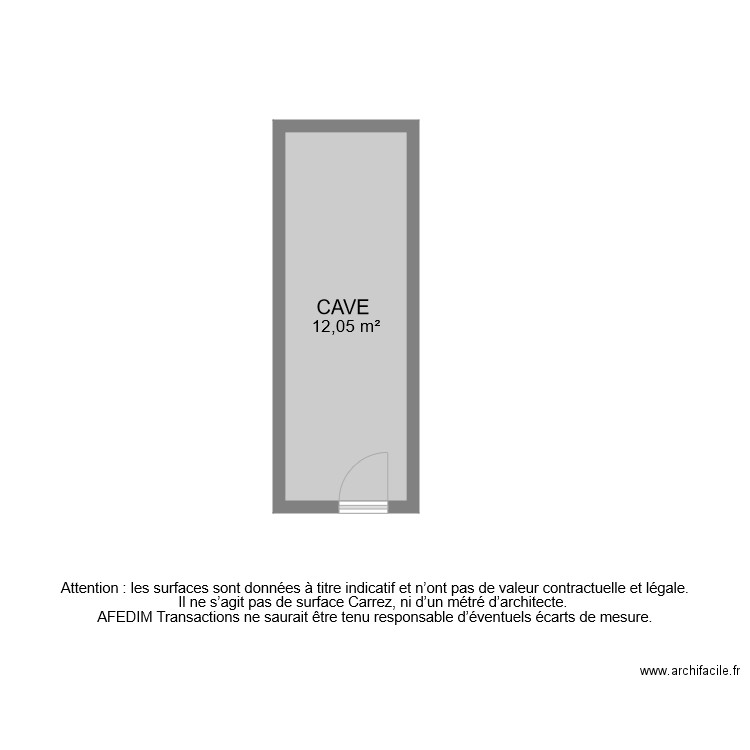 BI 6982 CAVE . Plan de 0 pièce et 0 m2