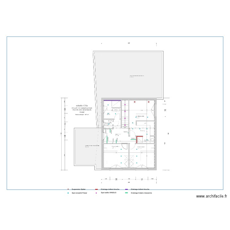Bourgeois Etage. Plan de 0 pièce et 0 m2