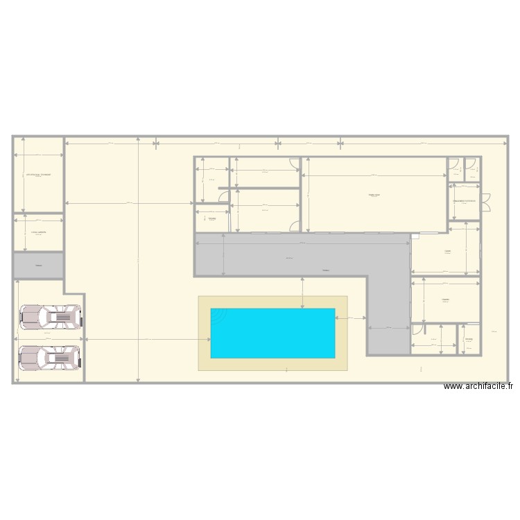 Plan de masse v8. Plan de 0 pièce et 0 m2