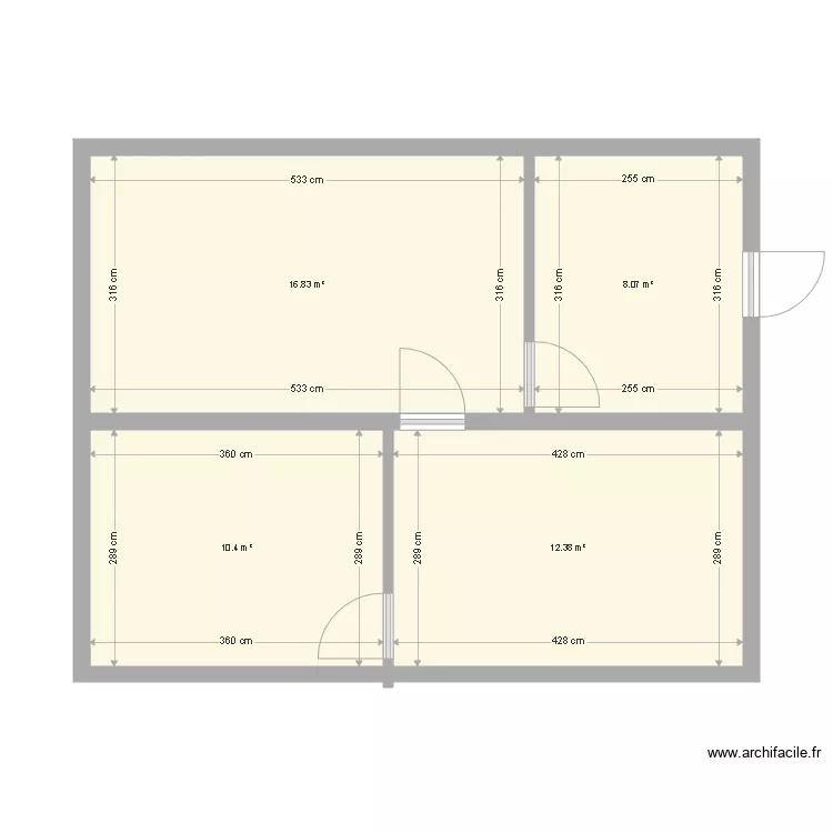 SAB ANTOINE SOUS SOL VIERGe. Plan de 