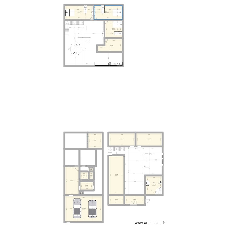plano casa1. Plan de 18 pièces et 203 m2