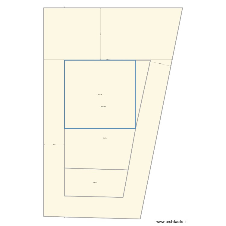 Bryce Gissac. Plan de 4 pièces et 715 m2