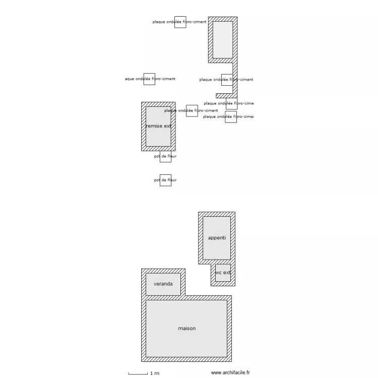 coignard exterieur. Plan de coignard exterieur. Plan de