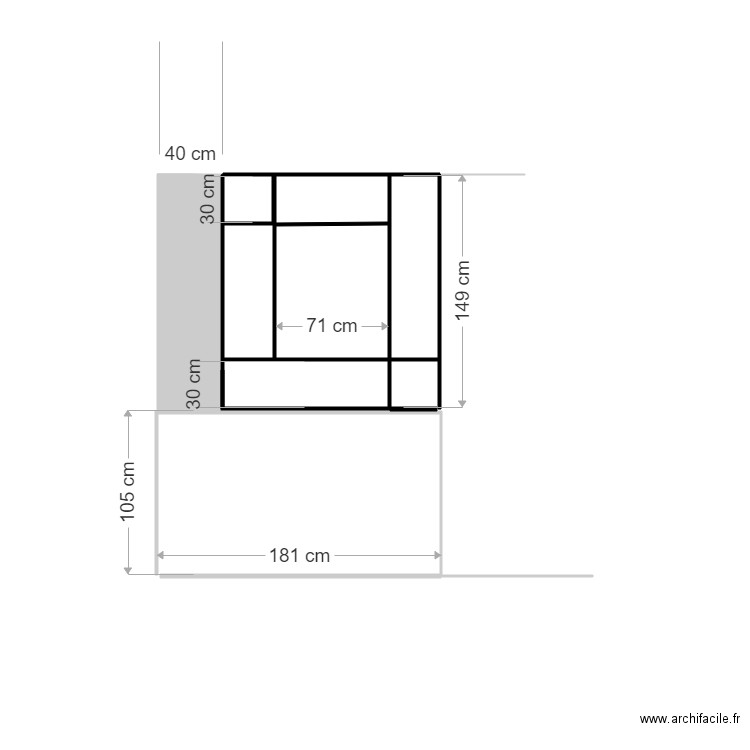 verrière dupont 2. Plan de 0 pièce et 0 m2