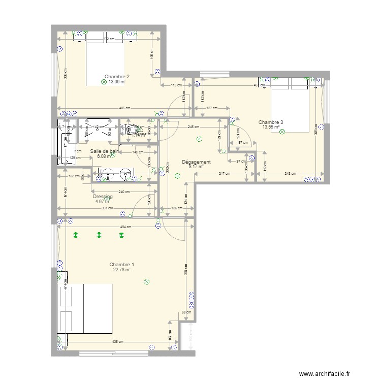  etage V3 RAMZI. Plan de 0 pièce et 0 m2