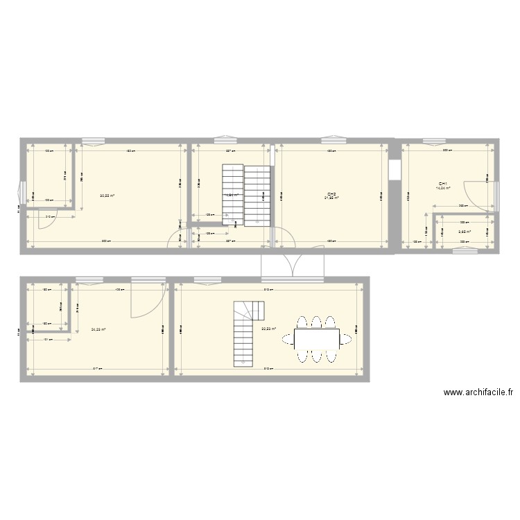 CHAMBRES 1ER. Plan de 0 pièce et 0 m2