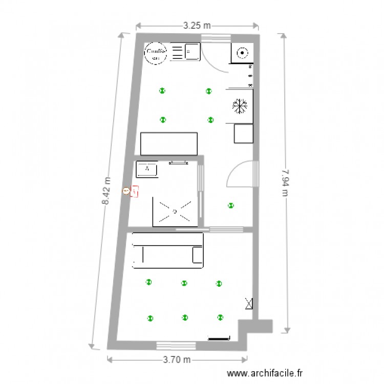 AMENAGEMENT DU GARAGE. Plan de 0 pièce et 0 m2