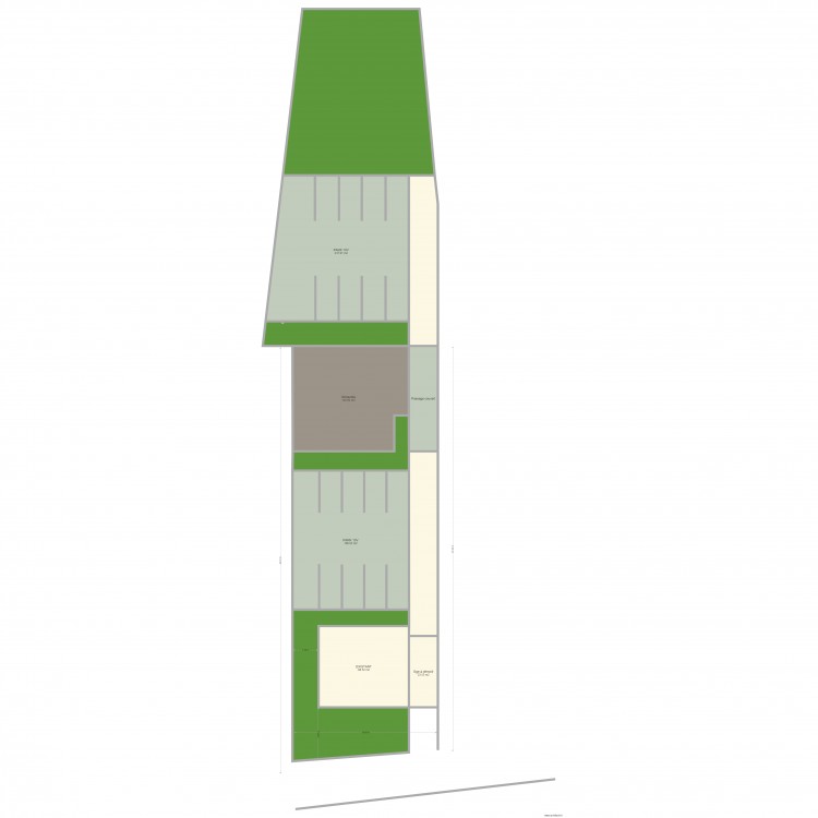 MENNECY shéma implantation 2. Plan de 0 pièce et 0 m2