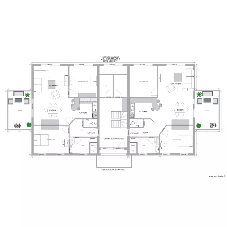 FULDA 1 ER ETAGE . Plan de FULDA 1 ER ETAGE . Plan de