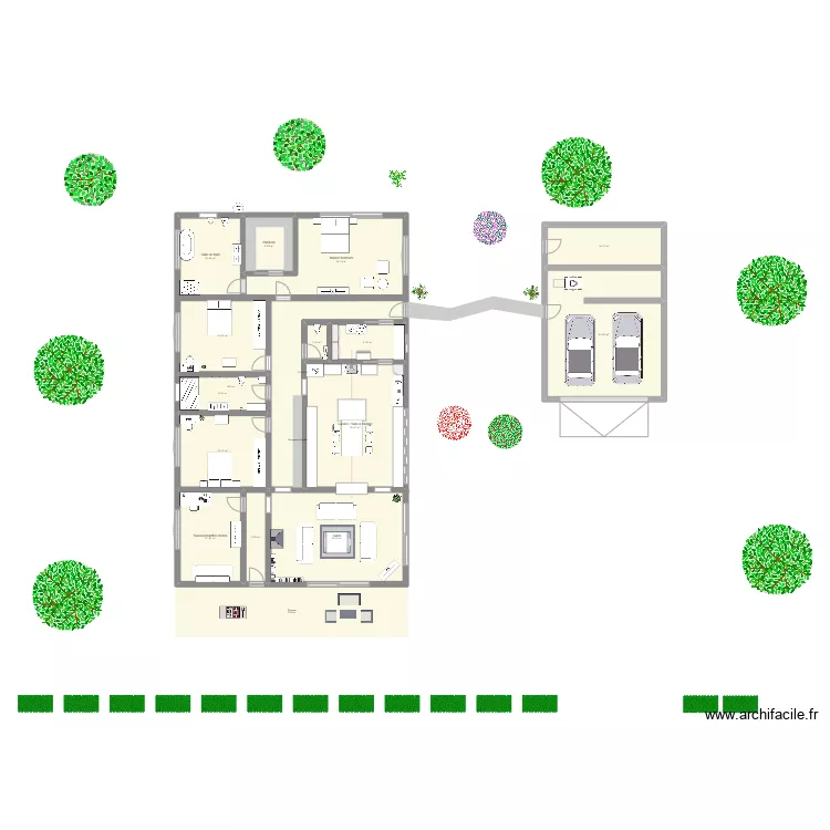 Swiss Chalet. Plan de 