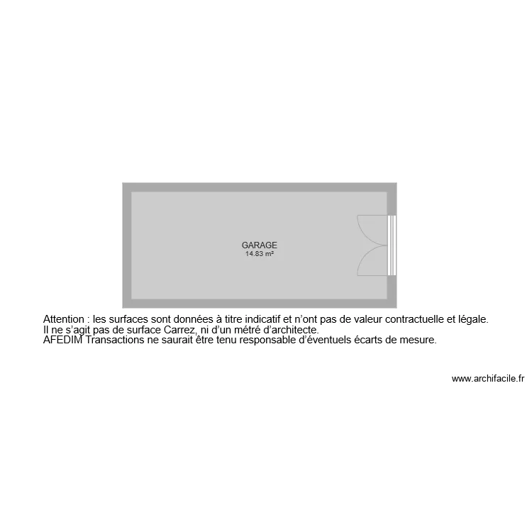 BI 4993 GARAGE. Plan de 