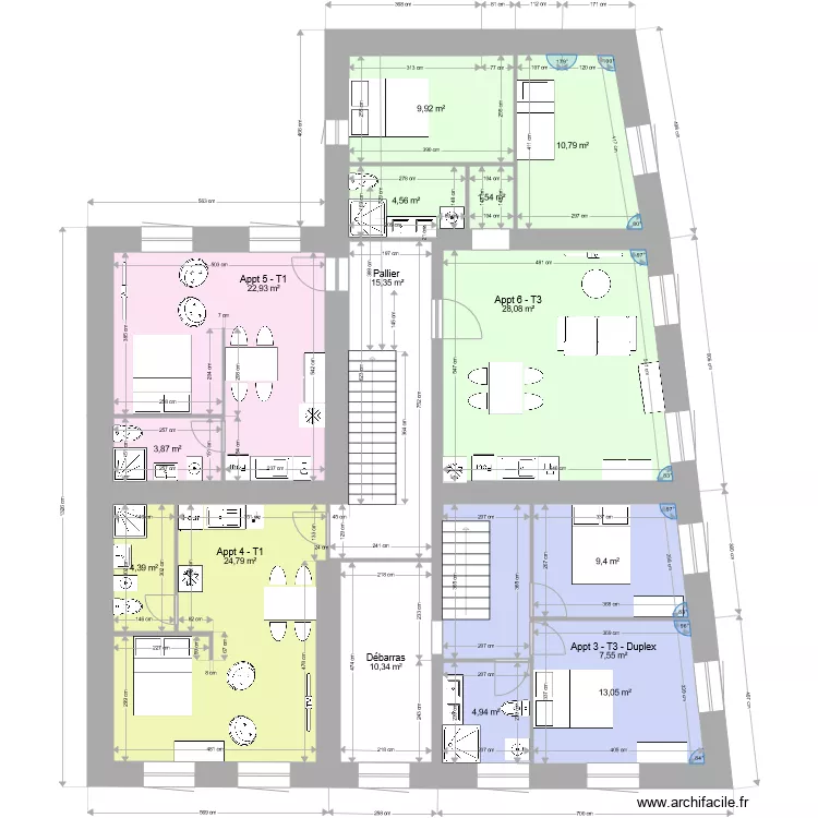 Saint Fulgent Etage Projet 2. Plan de 