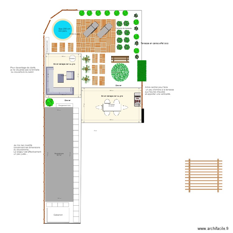 Projet Jardin Daillens Variante 4. Plan de 0 pièce et 0 m2
