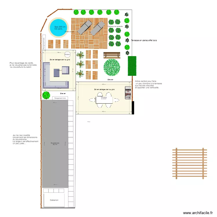 Projet Jardin Daillens Variante 4. Plan de Projet Jardin Daillens Variante 4. Plan de