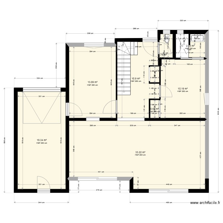 plan maison ORPI rdc futur. Plan de 0 pièce et 0 m2