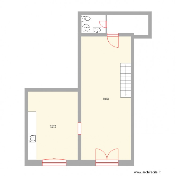 APPARTEMENT B. Plan de 0 pièce et 0 m2