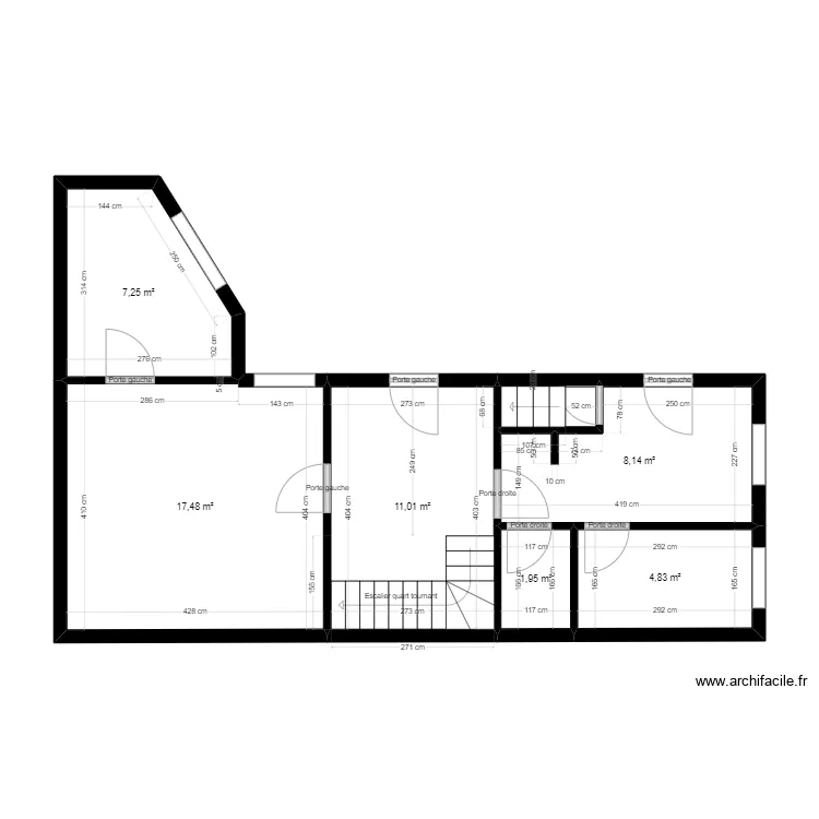 Ablon - Villeneuve. Plan de 