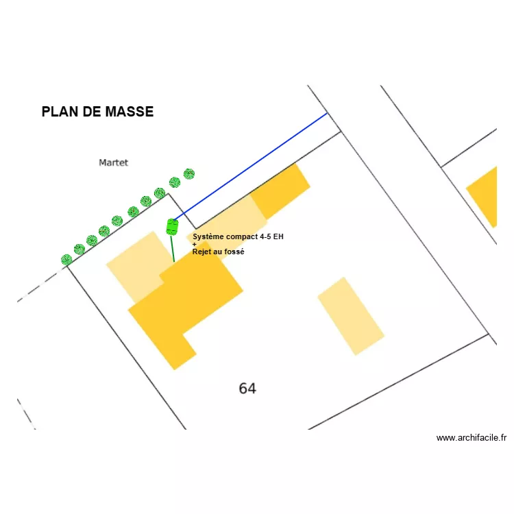 Bacque Louis. Plan de 