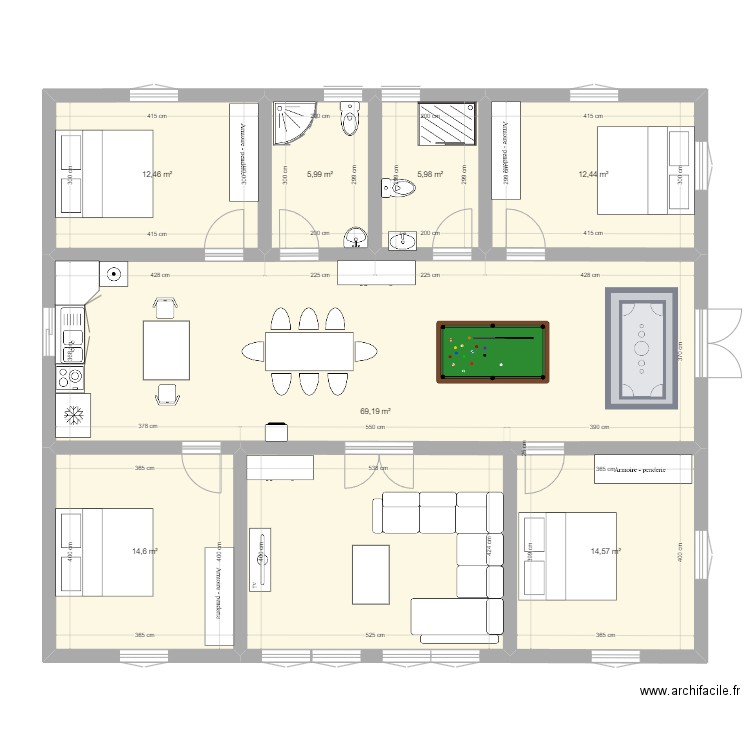 Villa Nefta. Plan de 0 pièce et 0 m2