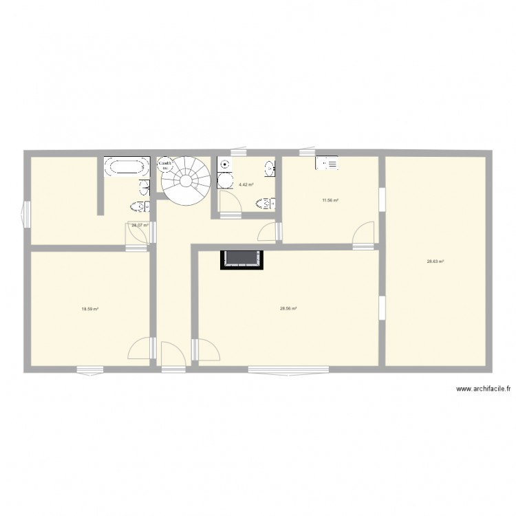 Plan Lédignan 1. Plan de 0 pièce et 0 m2