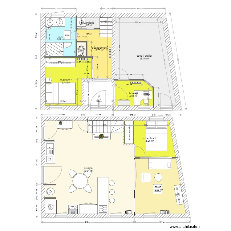 lecomte 3. Plan de 0 pièce et 0 m2