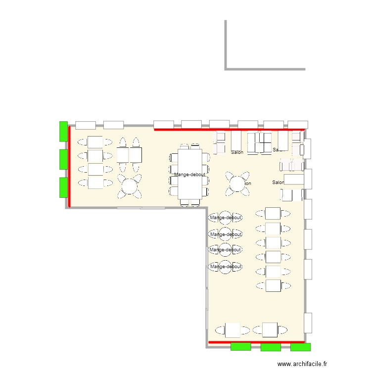 Terrasse Boxin V4. Plan de 0 pièce et 0 m2