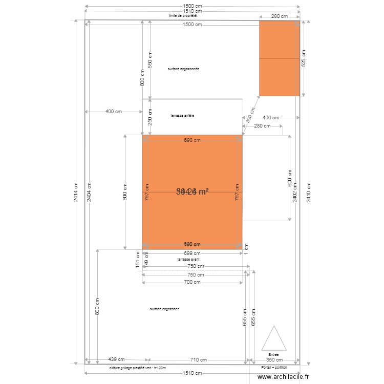 Plan de masse. Plan de 0 pièce et 0 m2
