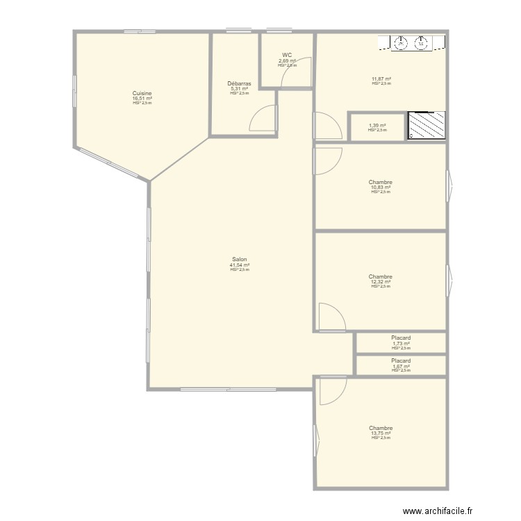 manou. Plan de 0 pièce et 0 m2