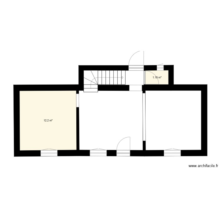 Rez de chaussée. Plan de 0 pièce et 0 m2