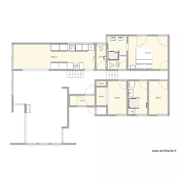 Chalet FAMCO . Plan de 