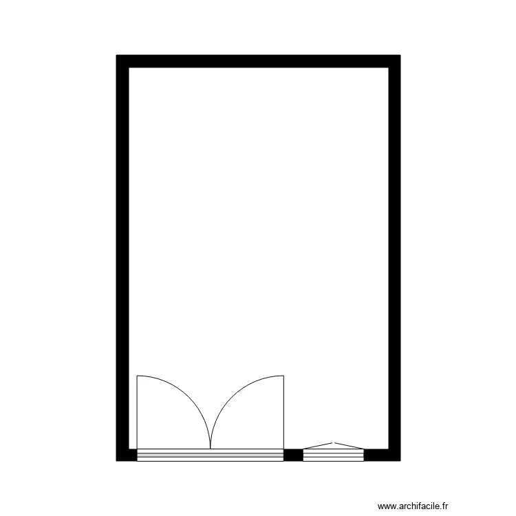 GROSJEAN garage. Plan de 